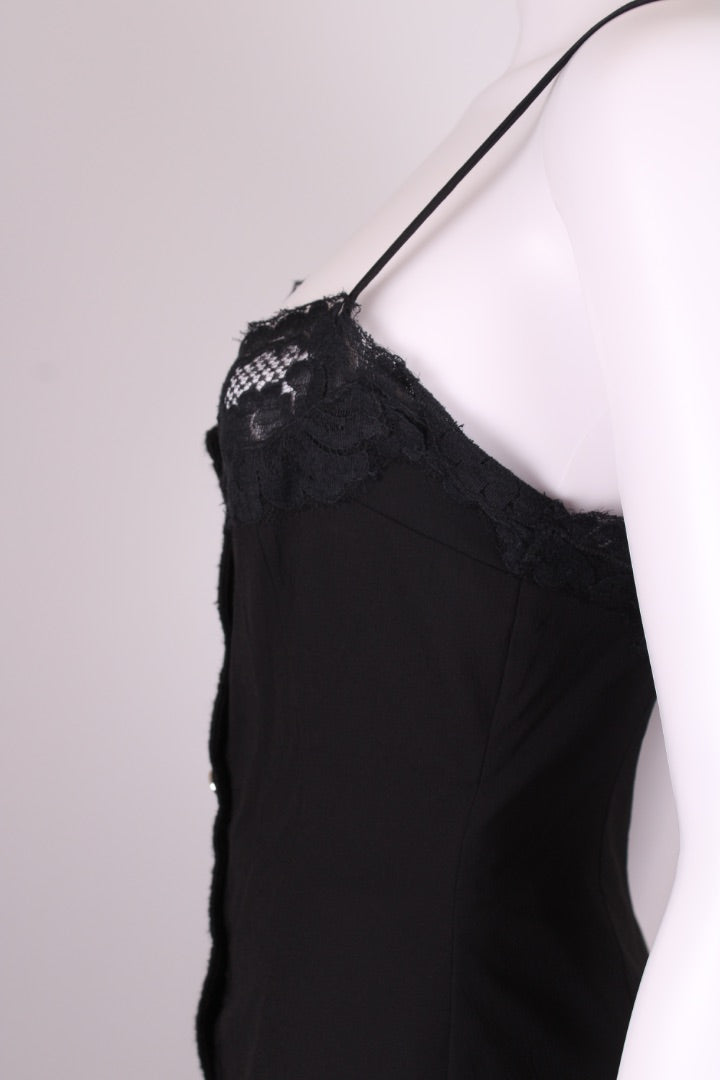 Dolce & Gabbana Lace Trim Camisole Black S