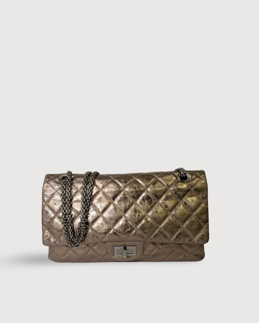 Bronze Chanel 2.55 Jumbo, Medium Classic