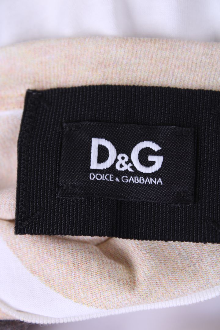 D&G Coca Cola Print Vest Beige/ Cream M