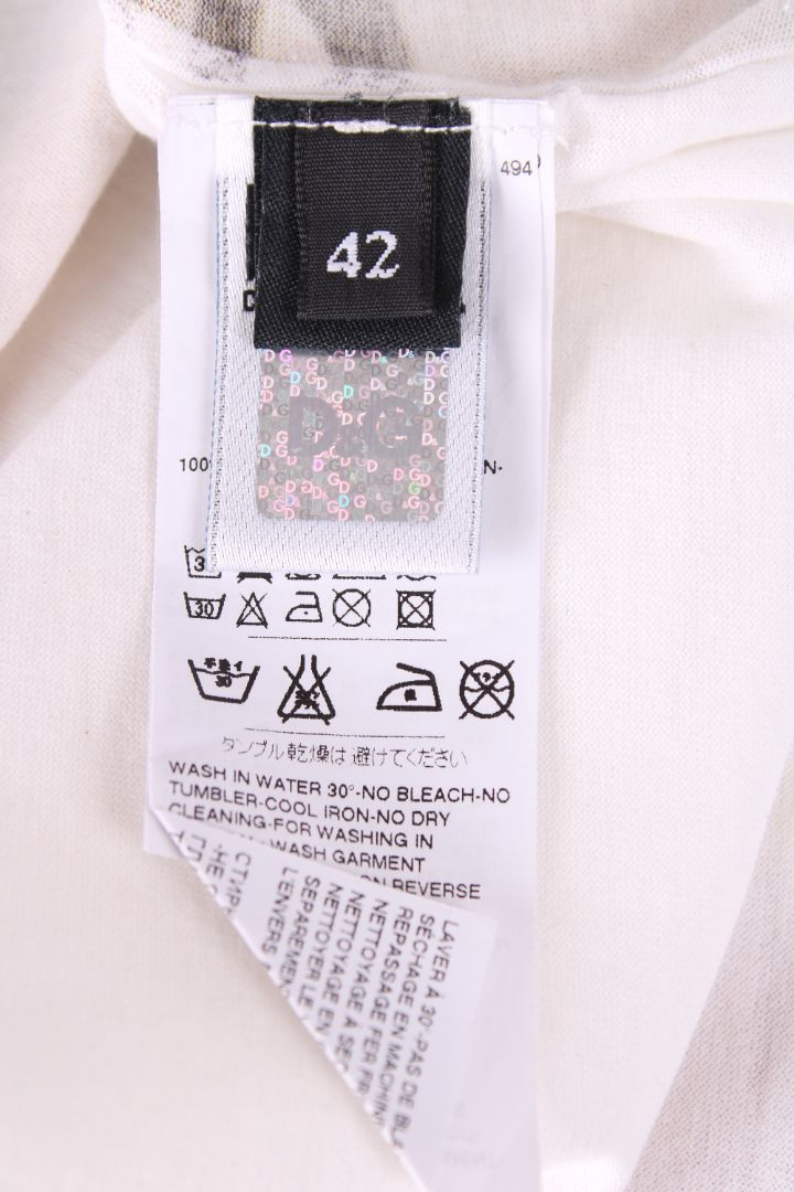 D&G Coca Cola Print Vest Beige/ Cream M