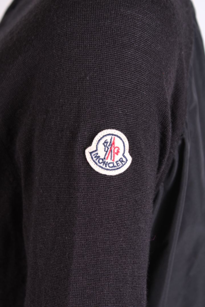 Moncler Drawstring Side Cardigan Black XS