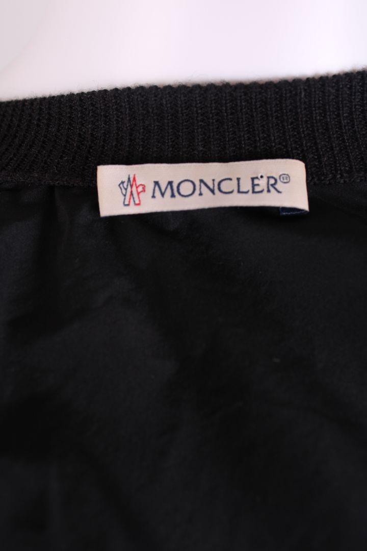Moncler Drawstring Side Cardigan Black XS