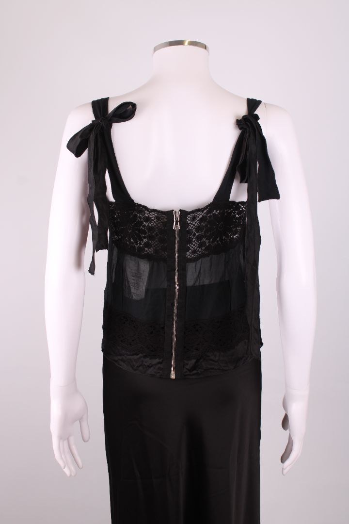 Dolce & Gabbana S/S Lace Trim Camisole Black M