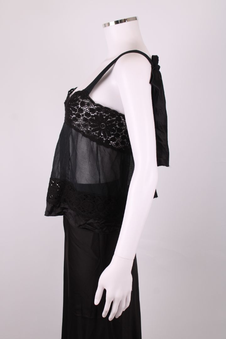 Dolce & Gabbana S/S Lace Trim Camisole Black M
