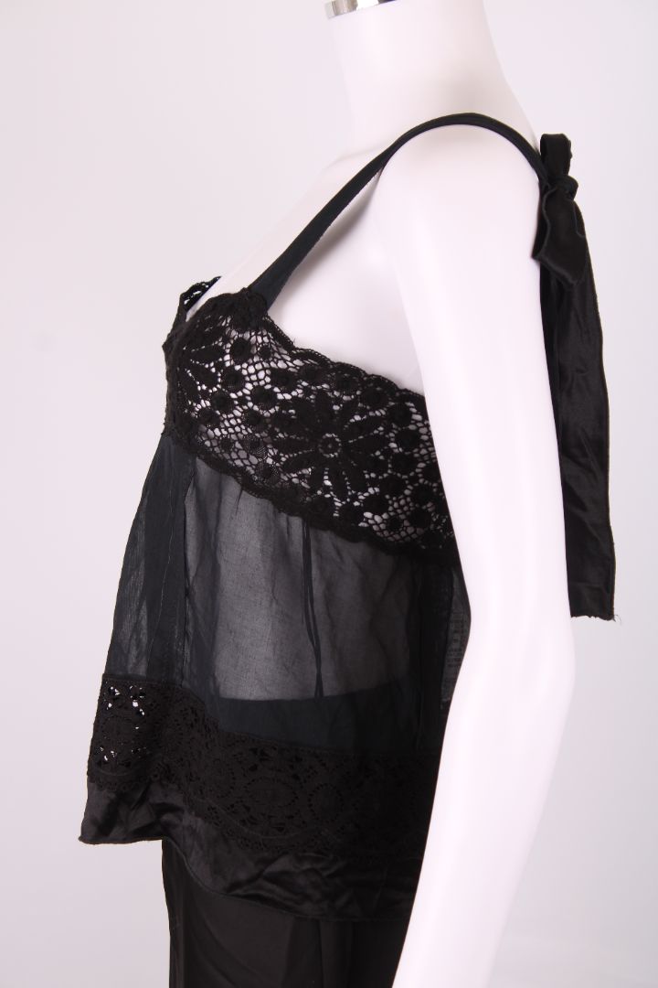 Dolce & Gabbana S/S Lace Trim Camisole Black M