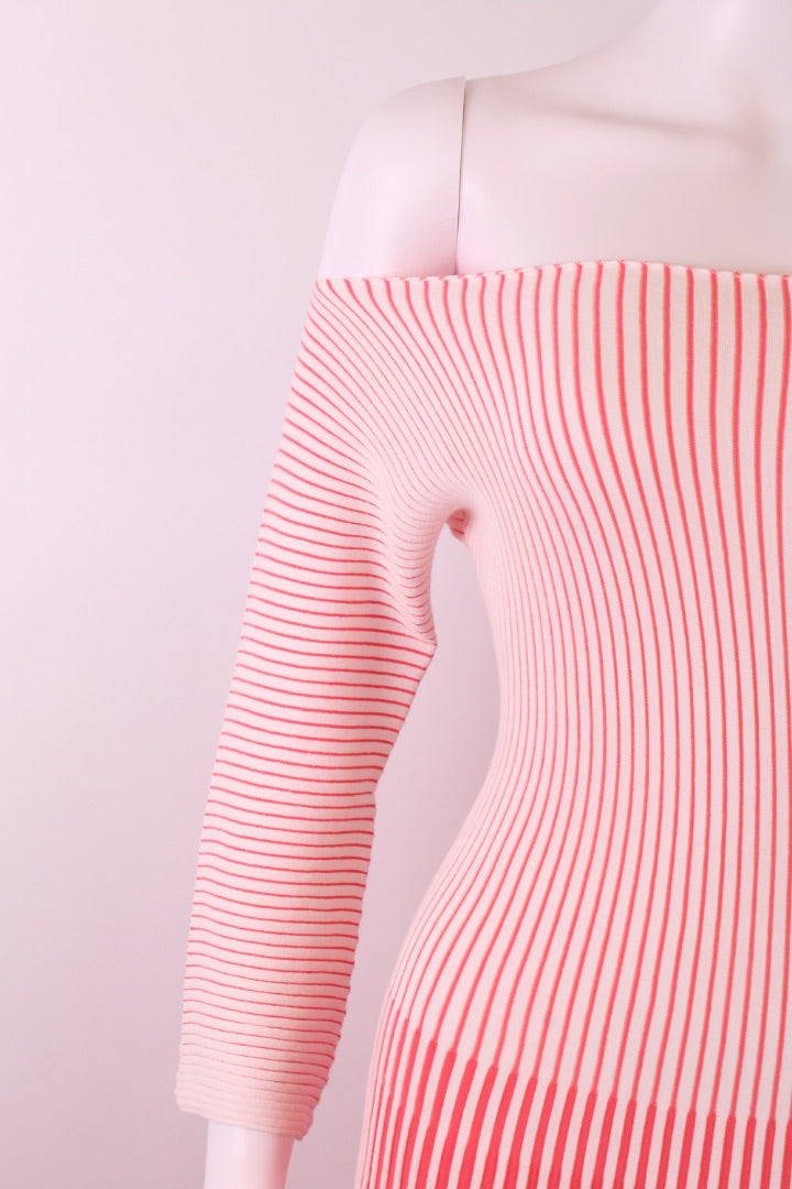 Emporio Armani Dress White/ Pink 12