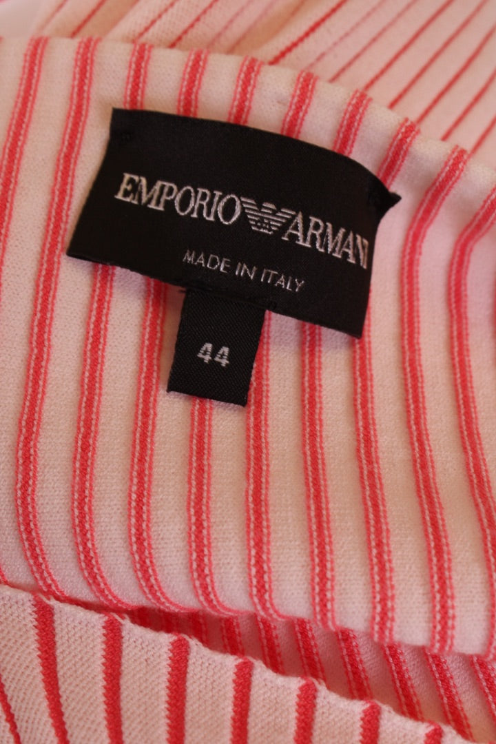 Emporio Armani Dress White/ Pink 12
