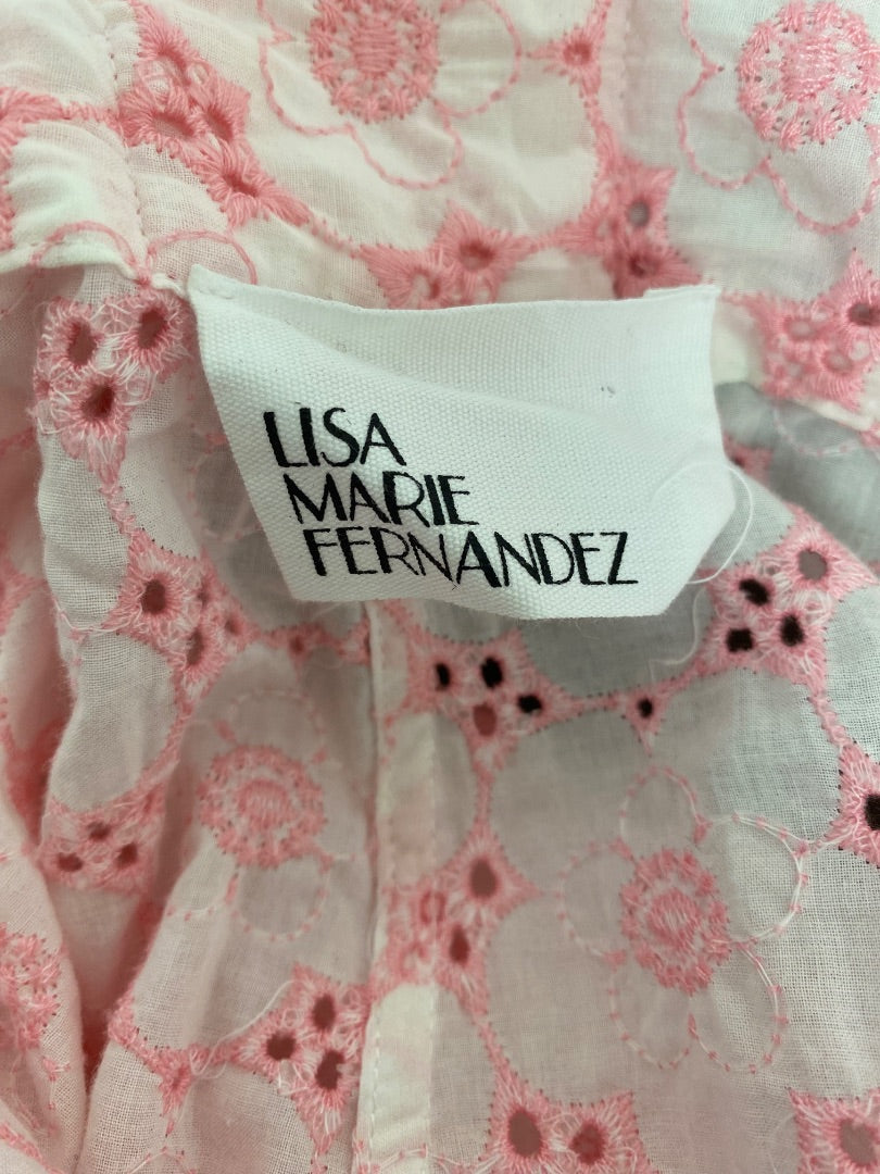 Lisa Marie Fernandez Co-ord White/pink M