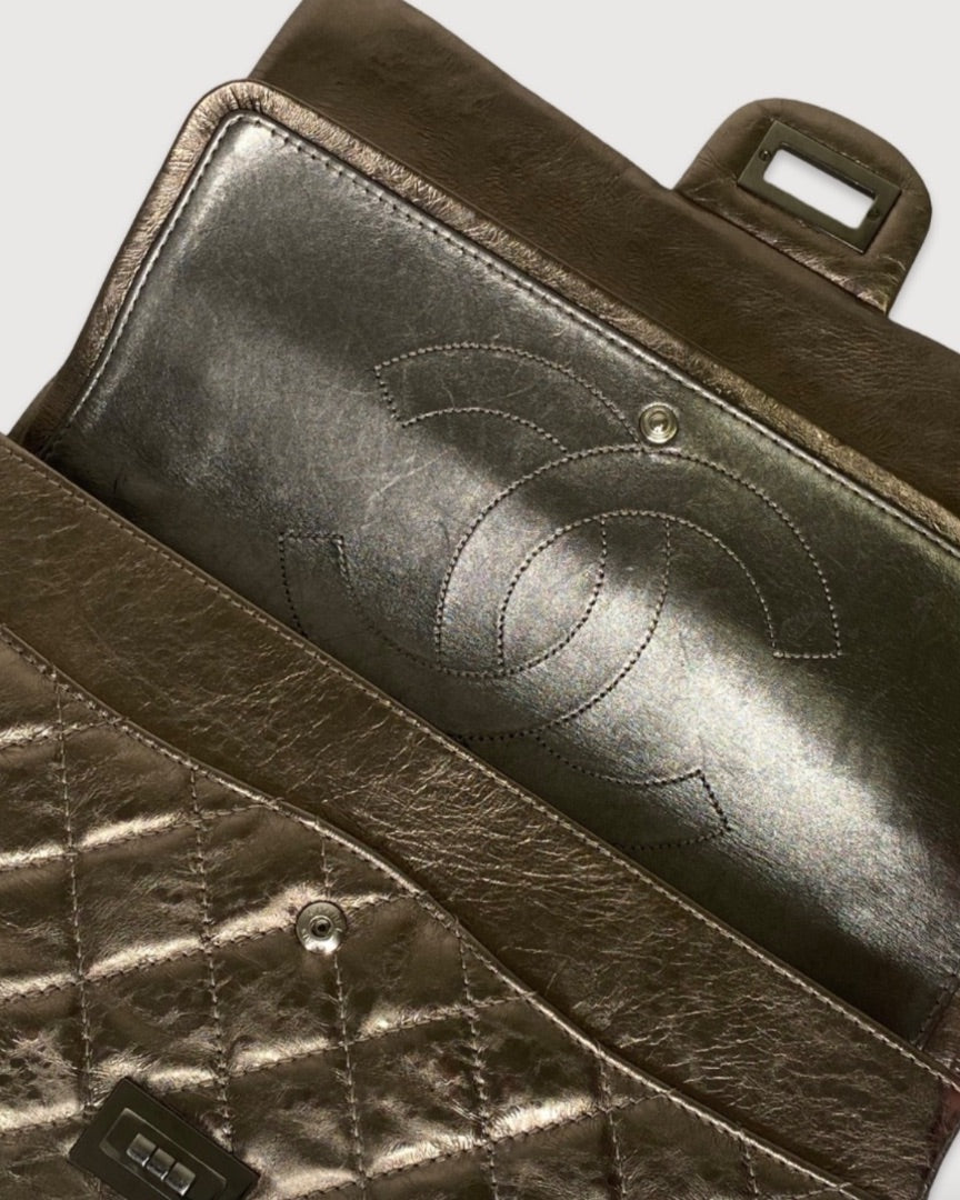Bronze Chanel 2.55 Jumbo, Medium Classic