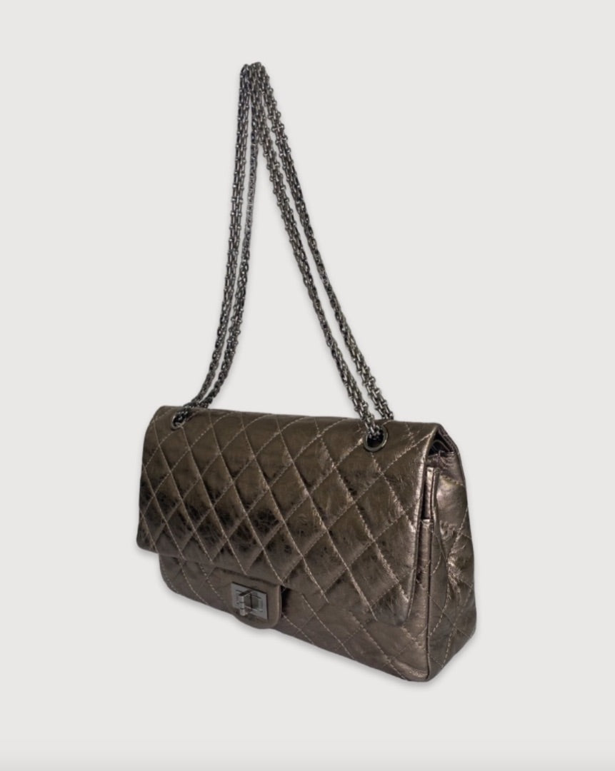 Bronze Chanel 2.55 Jumbo, Medium Classic