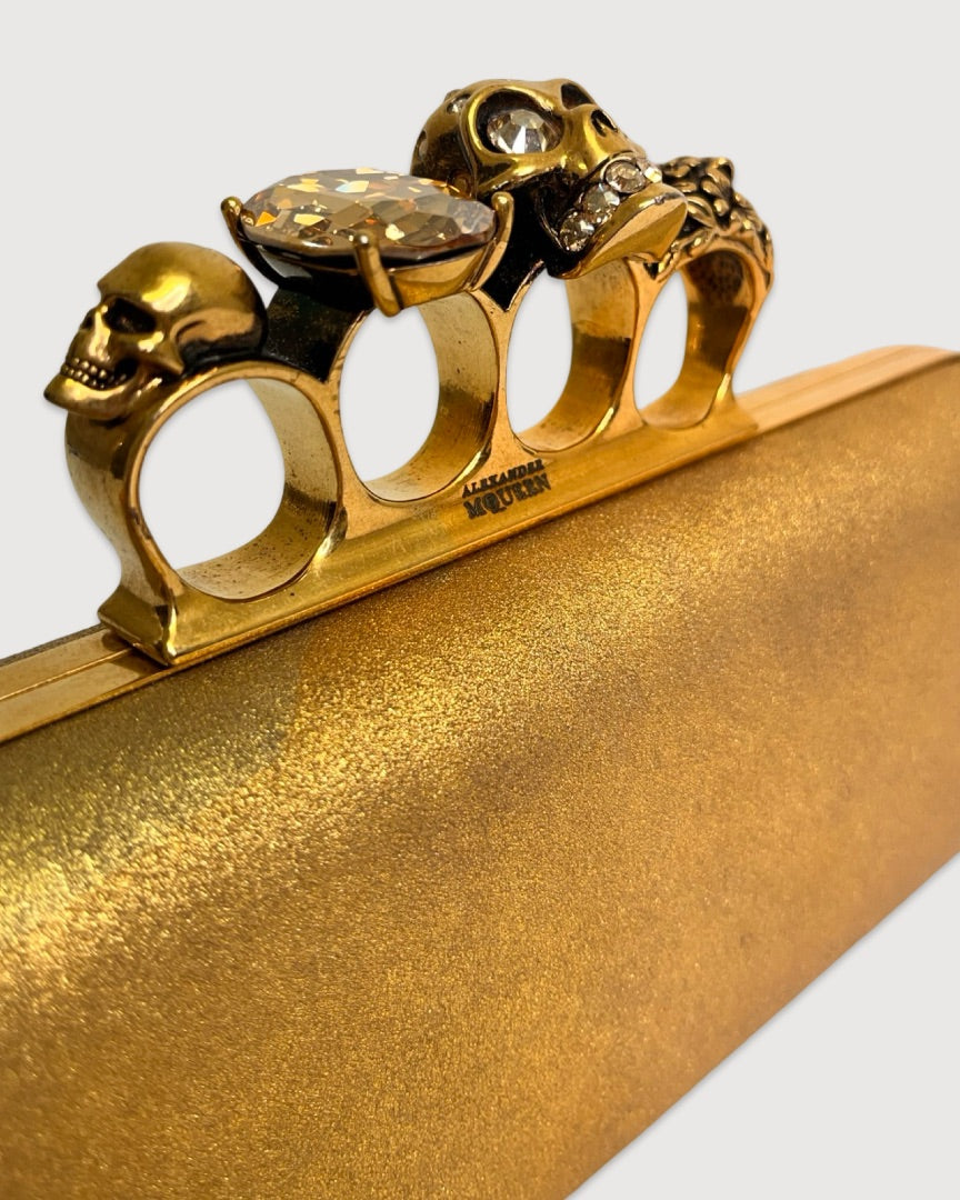 Gold Alexander McQueen Handbag