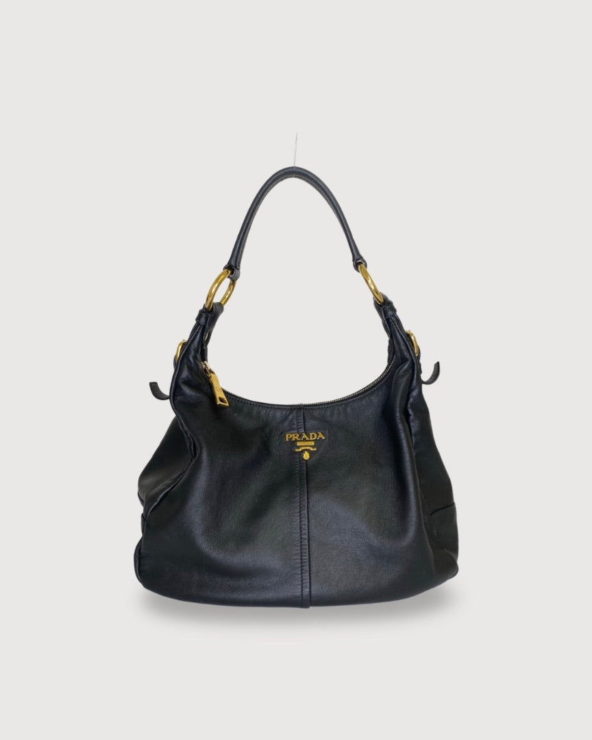 Black Prada Shoulder Bag
