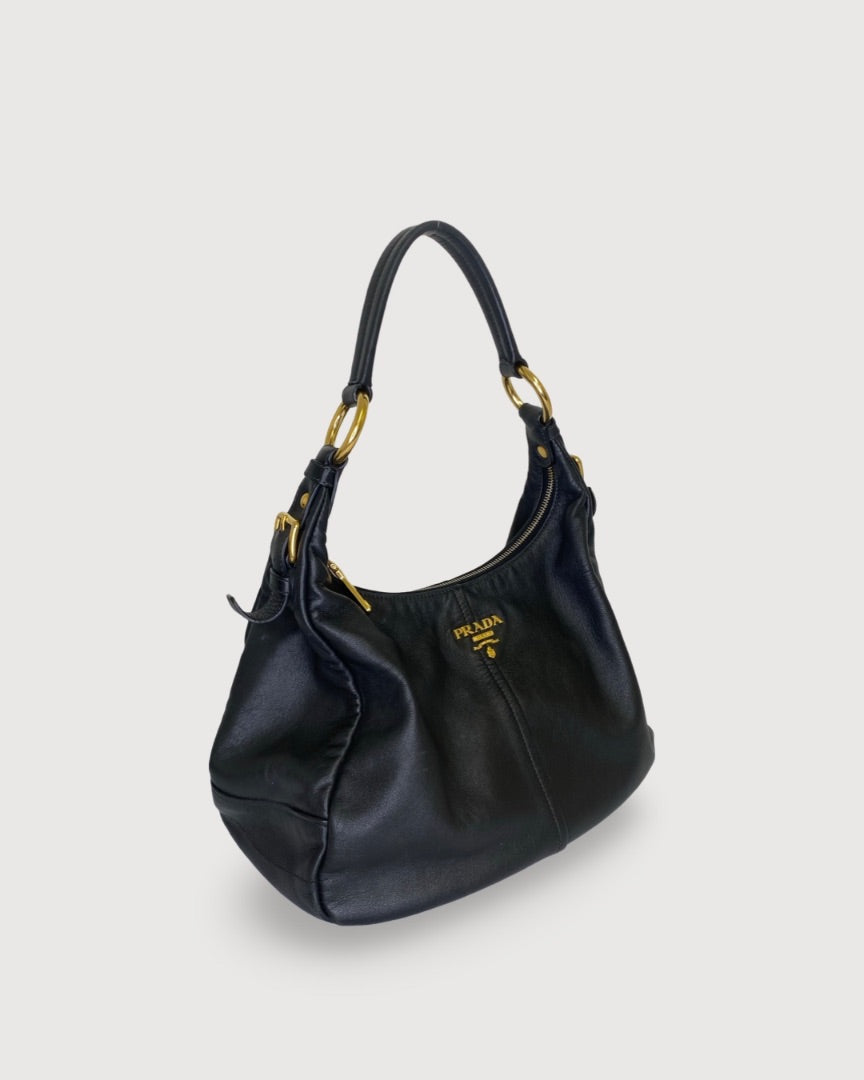 Black Prada Shoulder Bag