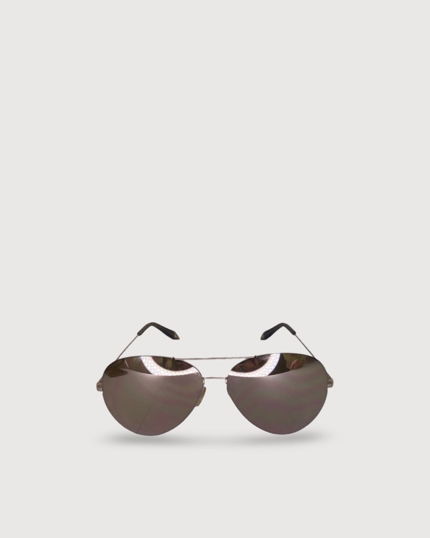 Victoria Beckham Mirrored Sunglasses Champagne