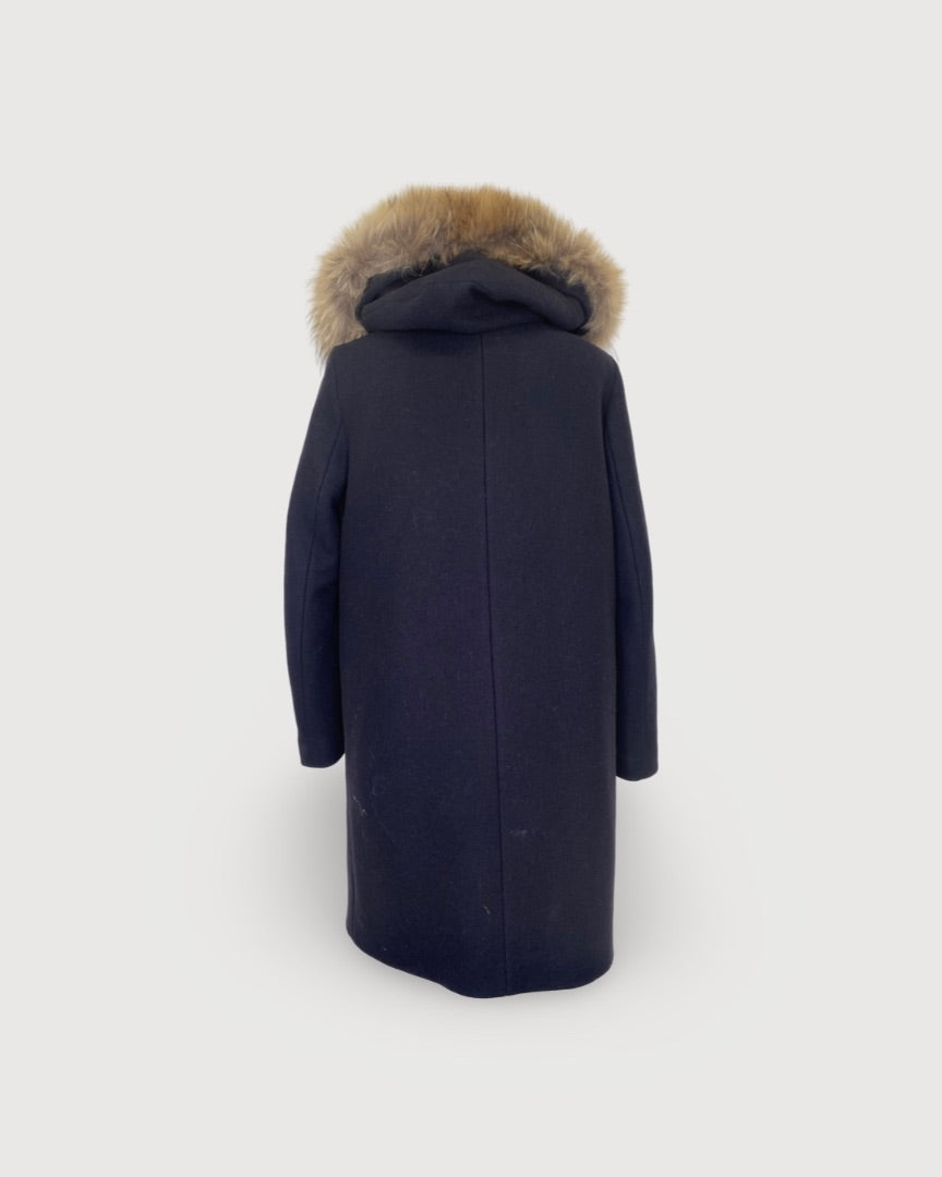Navy Sandro Coat, 38