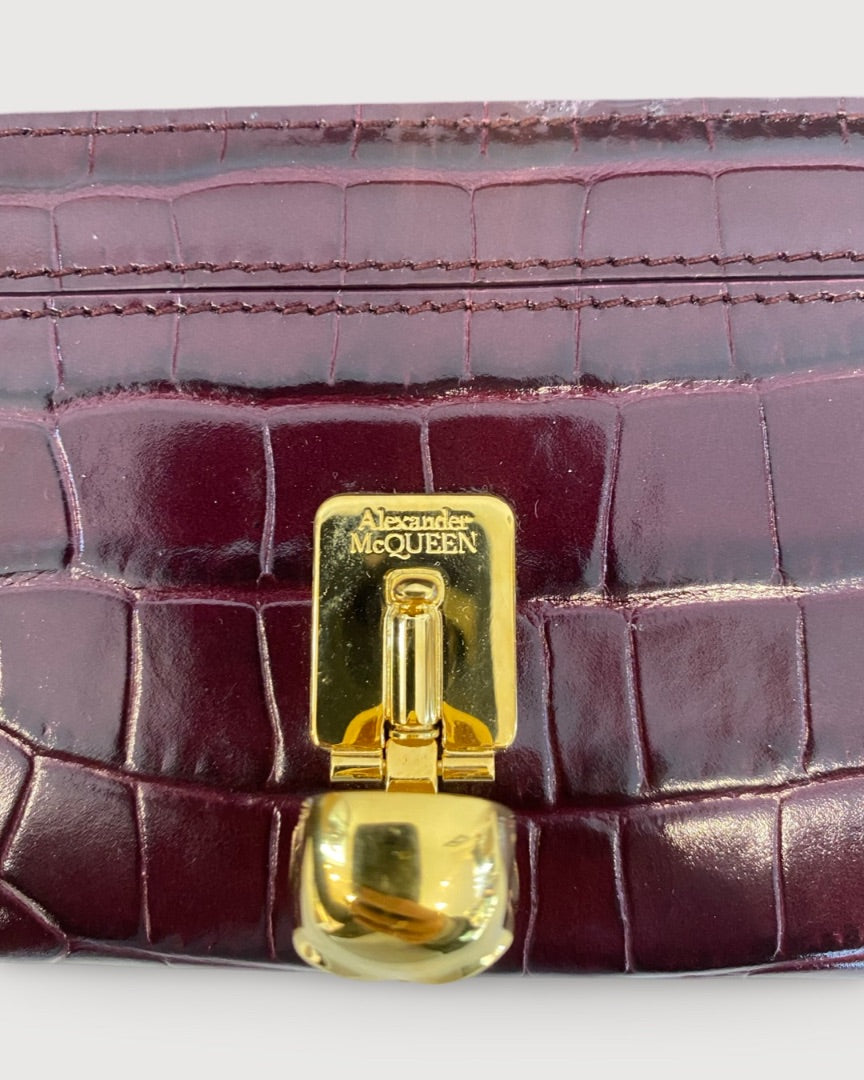 Maroon Alexander McQueen Handbag