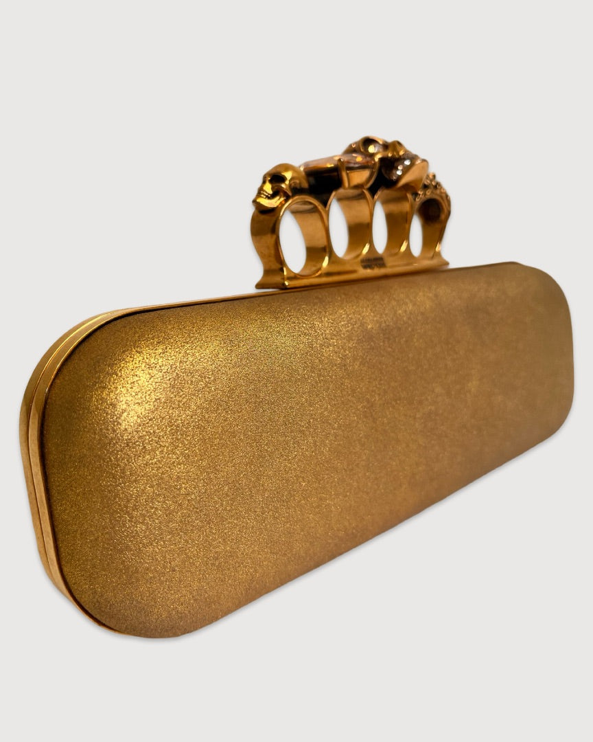 Gold Alexander McQueen Handbag
