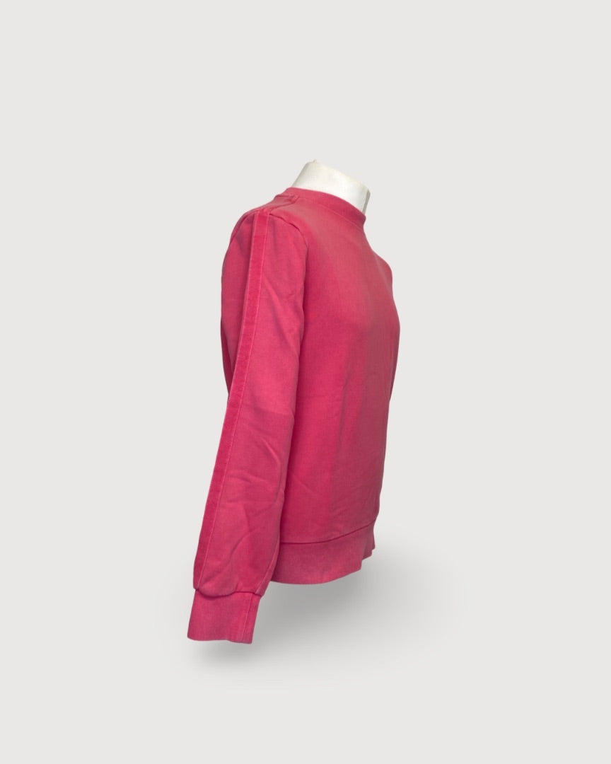 Moncler Logo Sleeve Sweatshirt Pink/ Black M