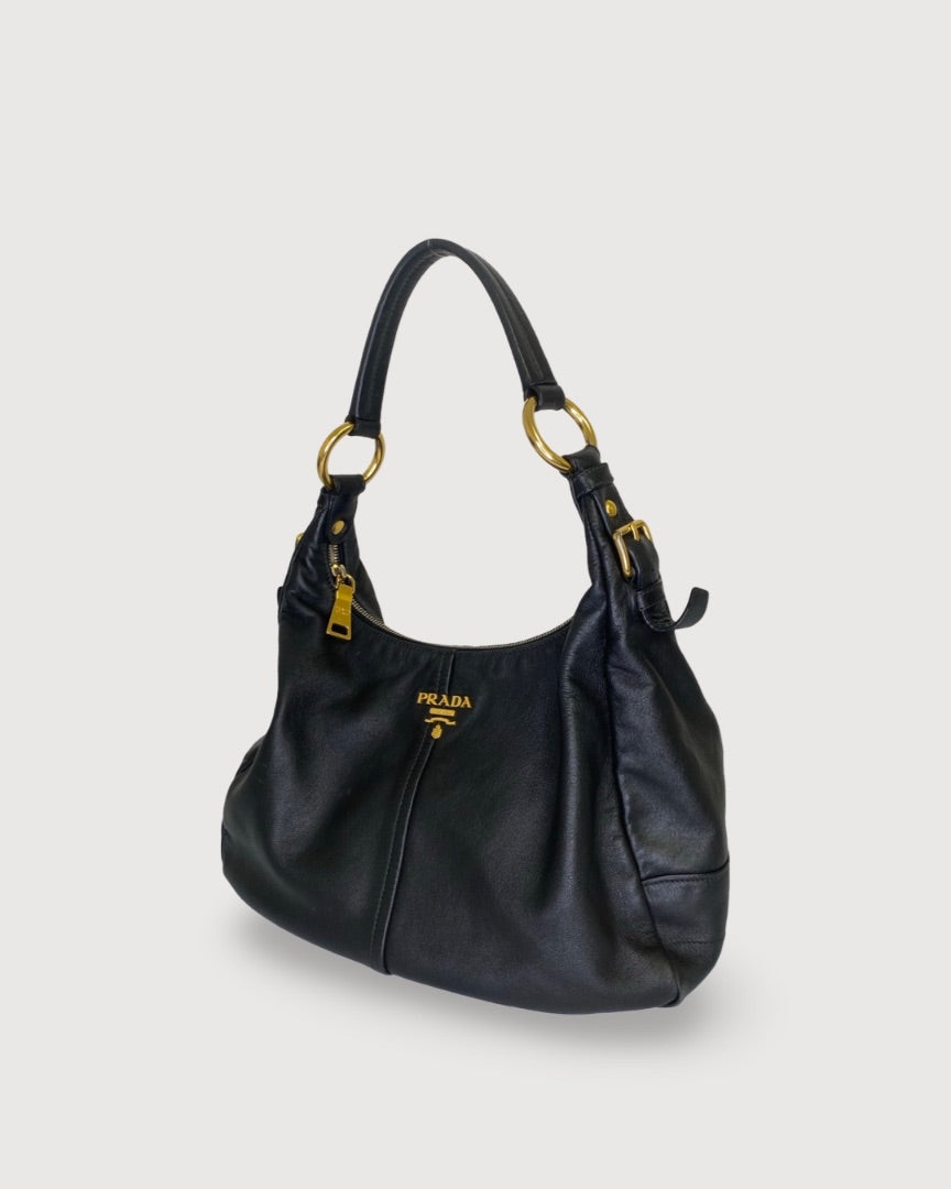 Black Prada Shoulder Bag