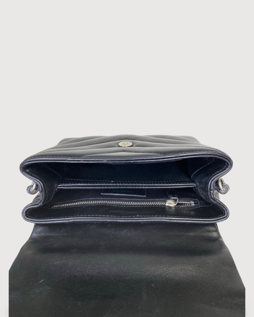 Black Saint Laurent Lou Lou bag