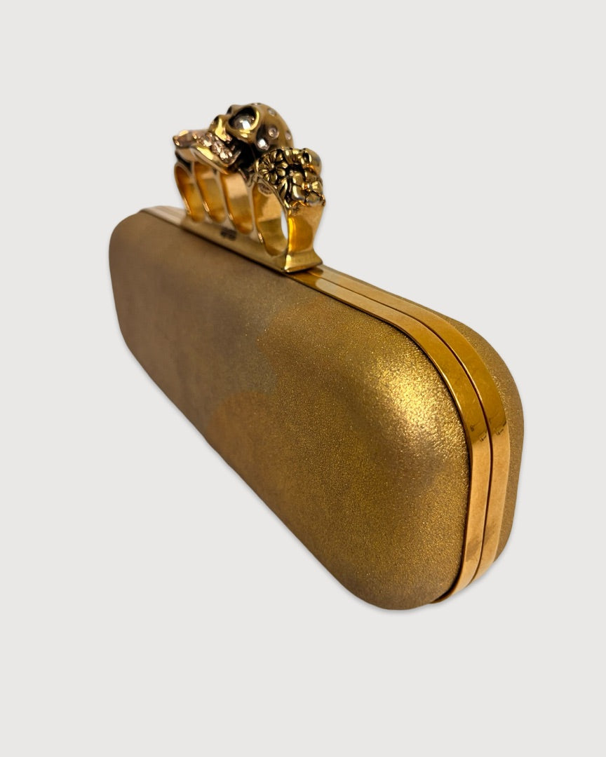 Gold Alexander McQueen Handbag
