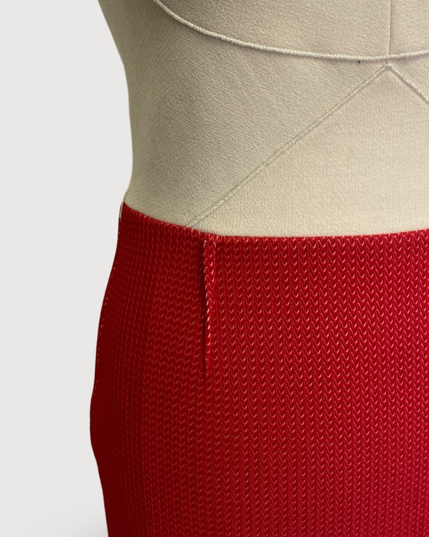 Roland Mouret Midi Dress Red 10
