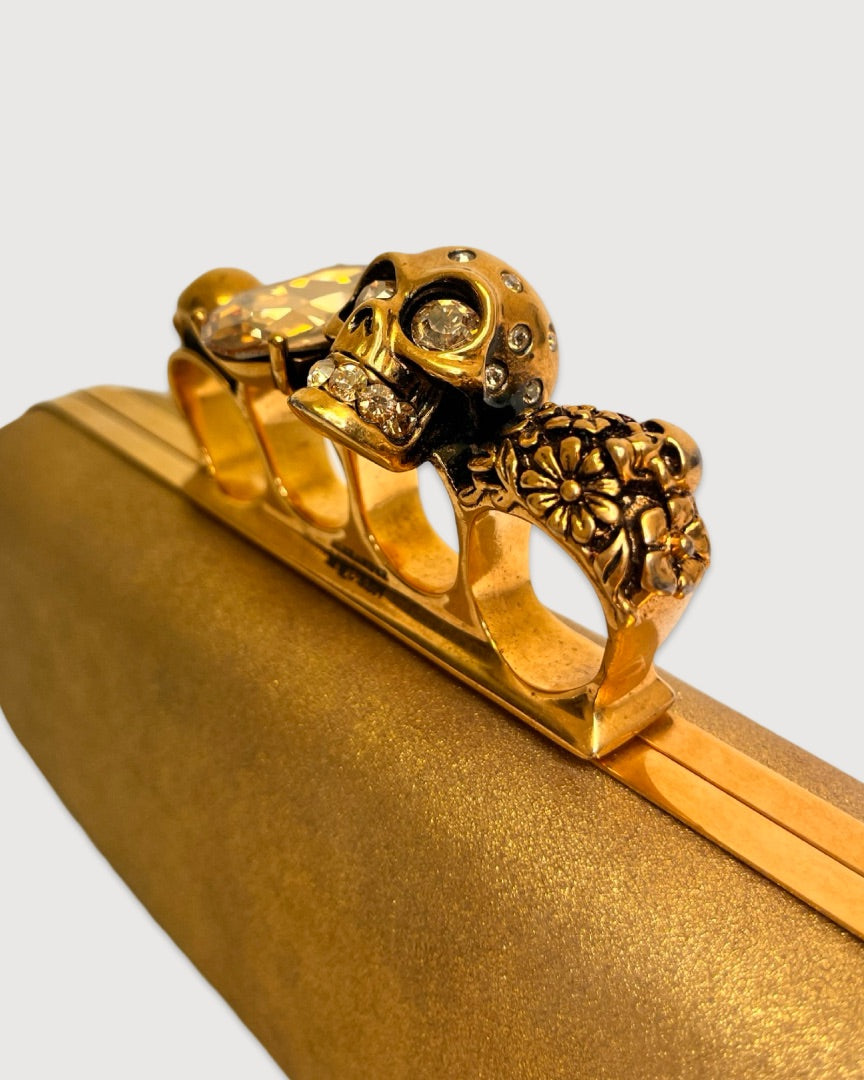 Gold Alexander McQueen Handbag