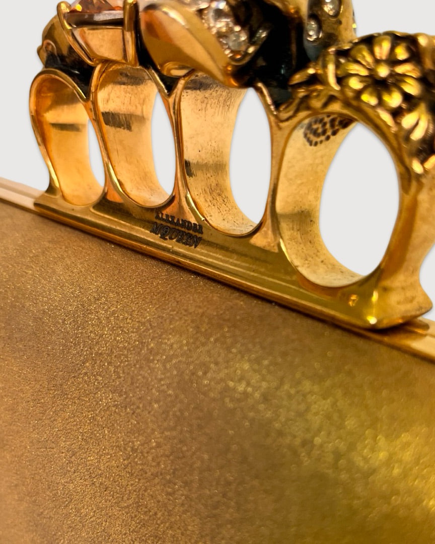 Gold Alexander McQueen Handbag