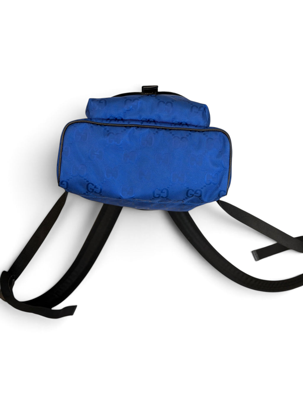 Gucci Blue Nylon GG Backpack