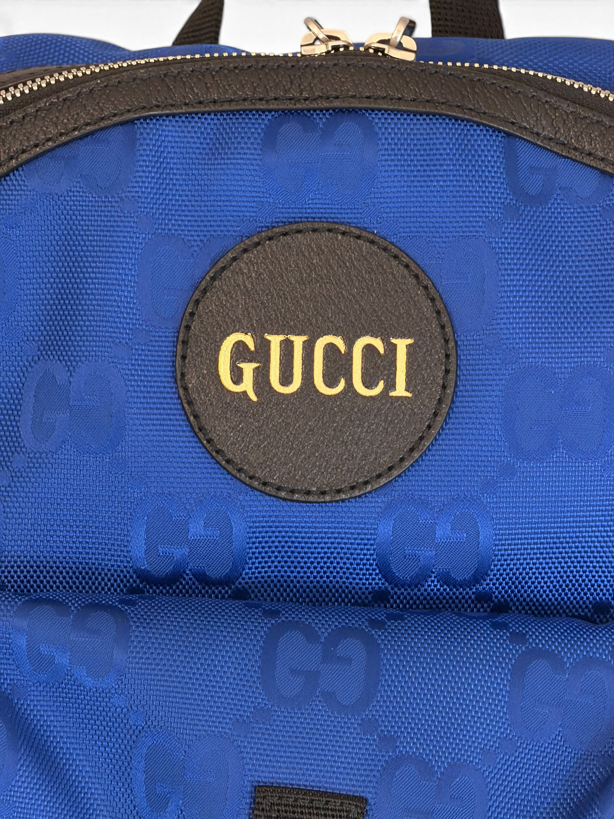 Gucci Blue Nylon GG Backpack