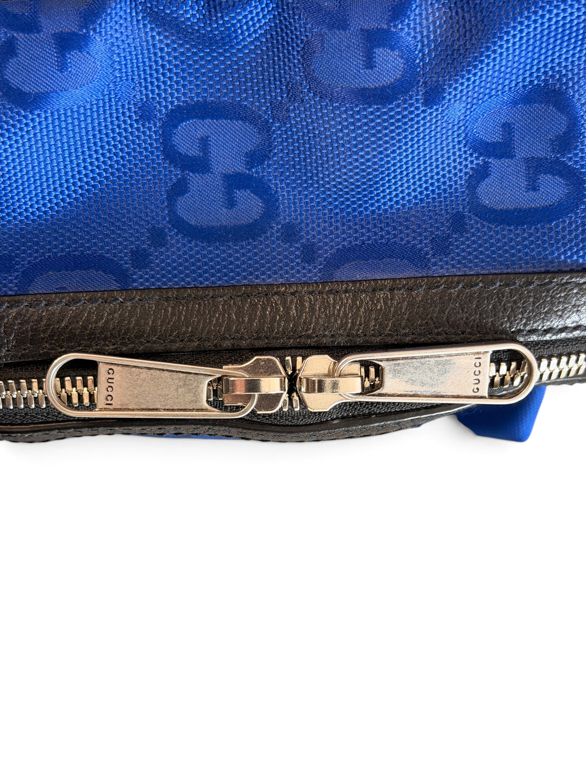 Gucci Blue Nylon GG Backpack