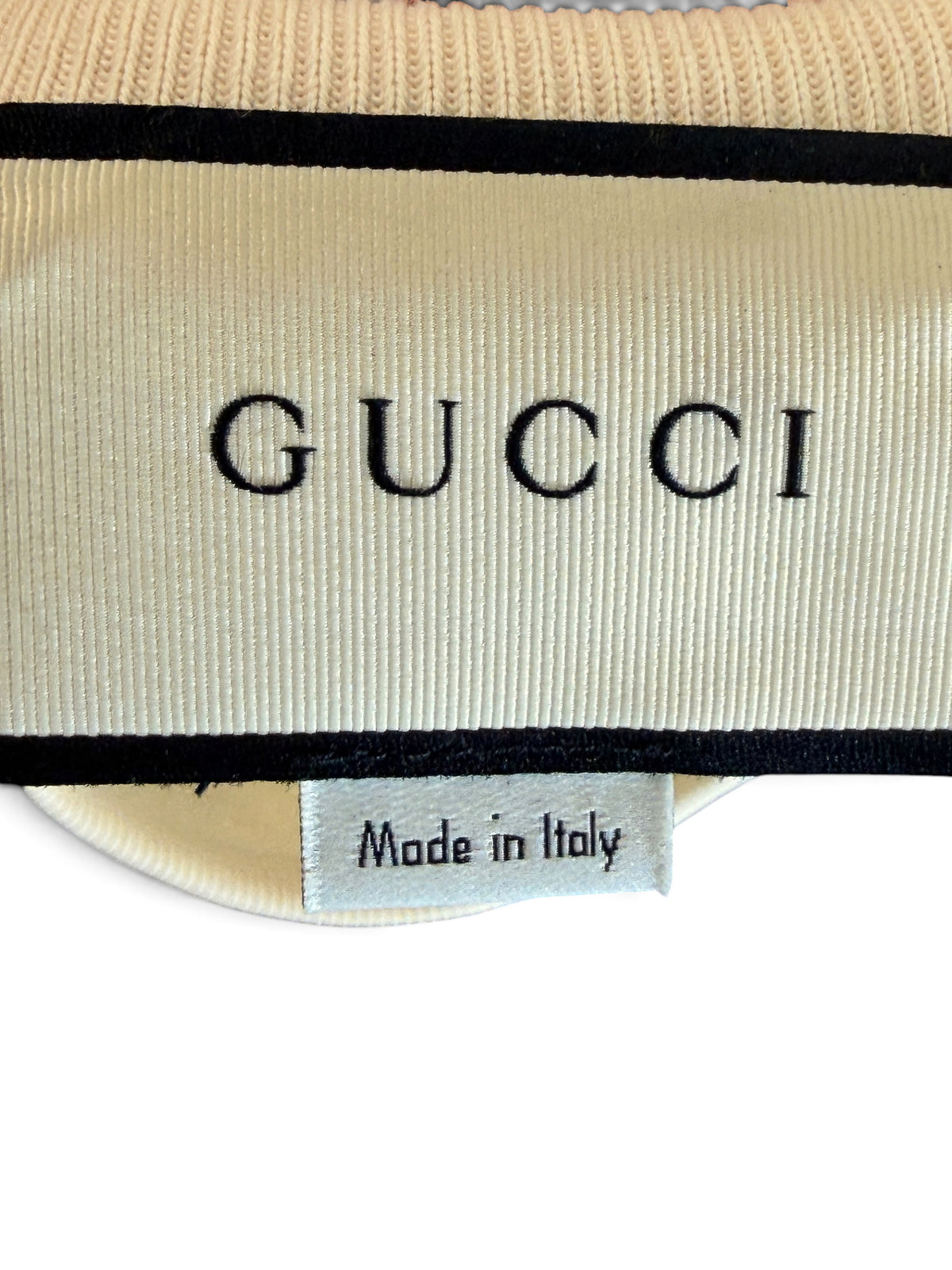 Gucci Red & Cream Logo Sweatshirt Size M
