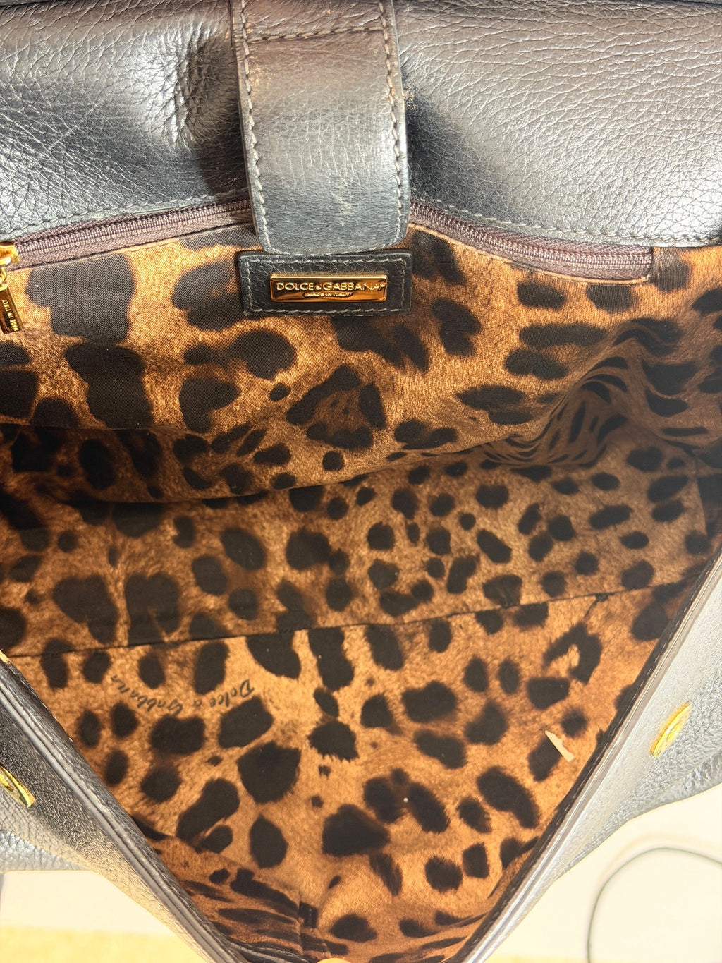 Dolce & Gabbana Black Sicily Bag