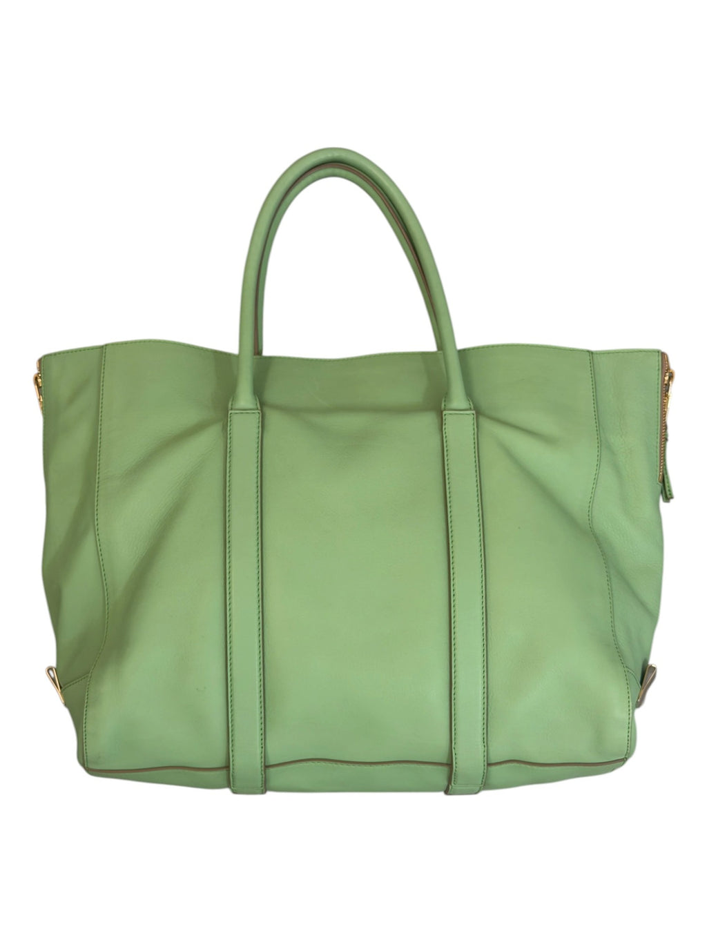 Chloé Pistachio Green Top Handle Bag