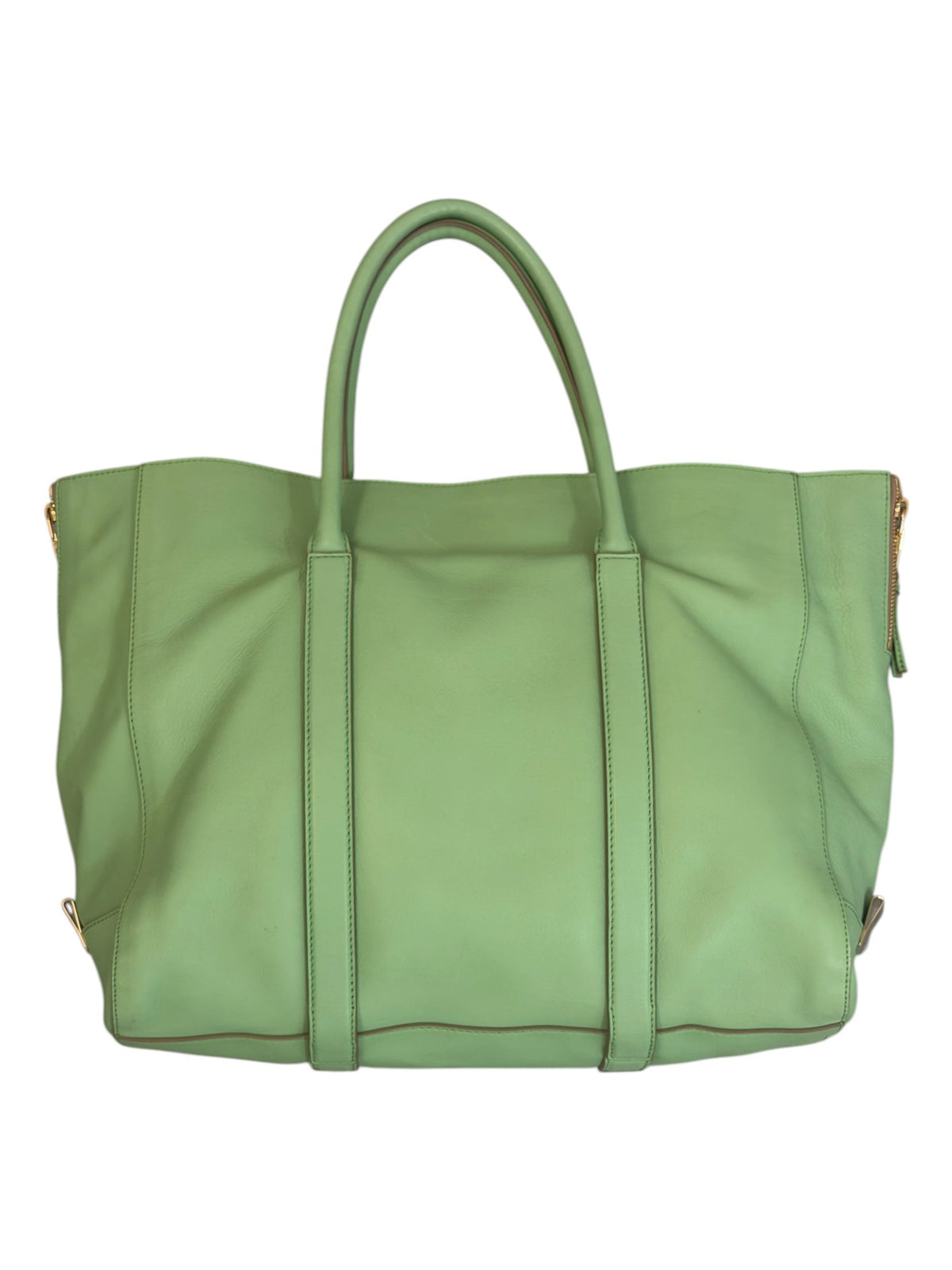 Chloé Pistachio Green Top Handle Bag