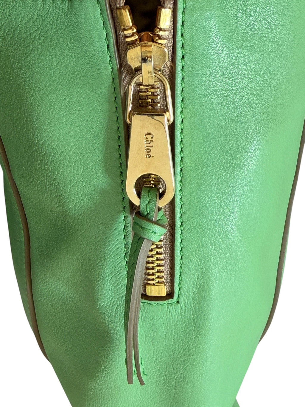 Chloé Pistachio Green Top Handle Bag