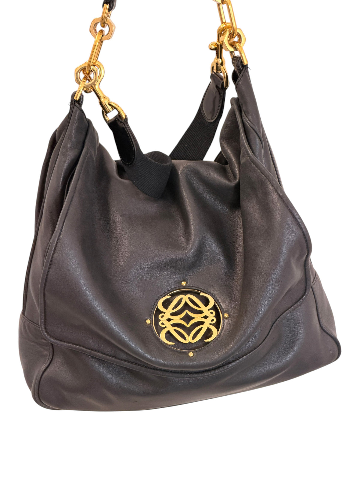 Loewe Black Mia Messenger Bag