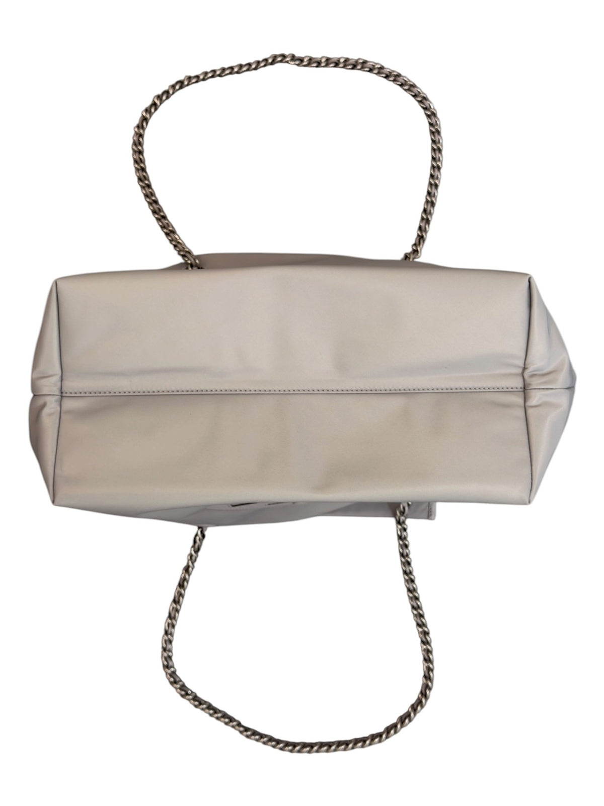 Tory Burch Grey Nylon Chain Tote Bag