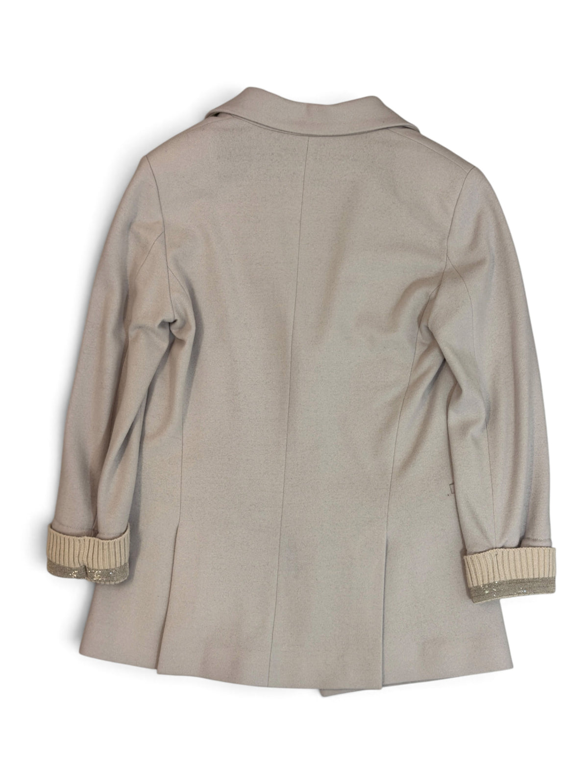 Fabiana Filippi Grey Single-Breasted Jacket Size S