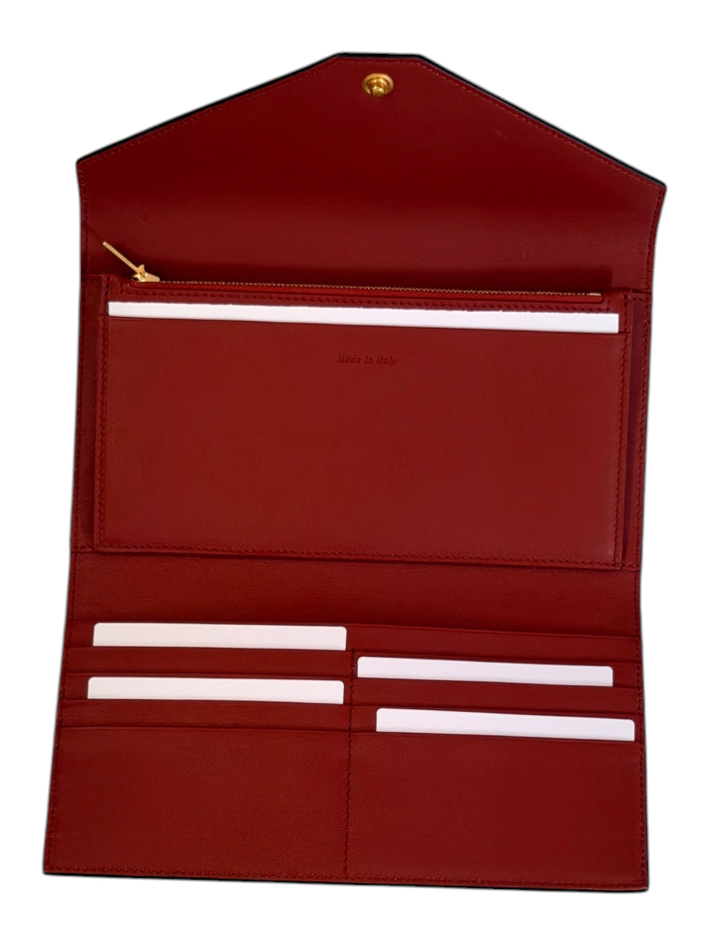Celine Tricolour Leather Envelope Wallet