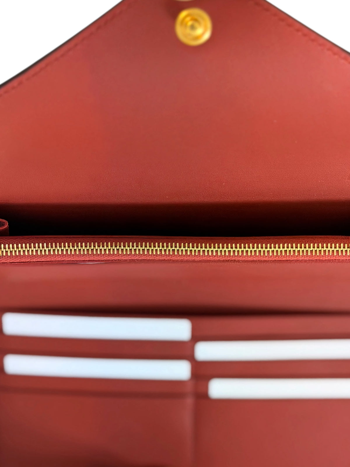Celine Tricolour Leather Envelope Wallet
