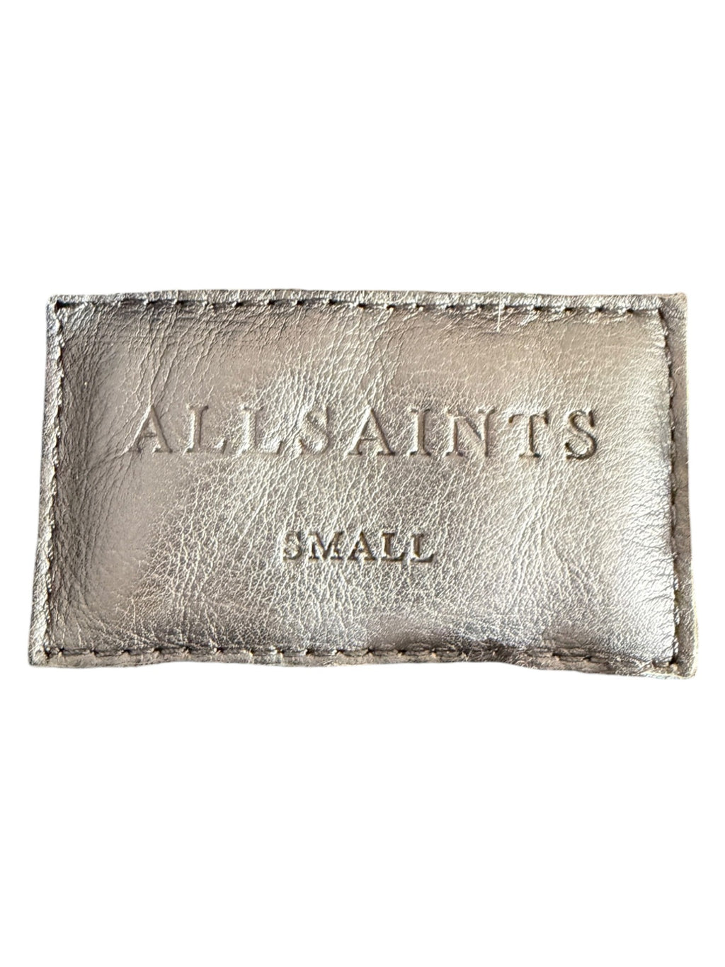 AllSaints Black Shearling Biker Jacket Size S