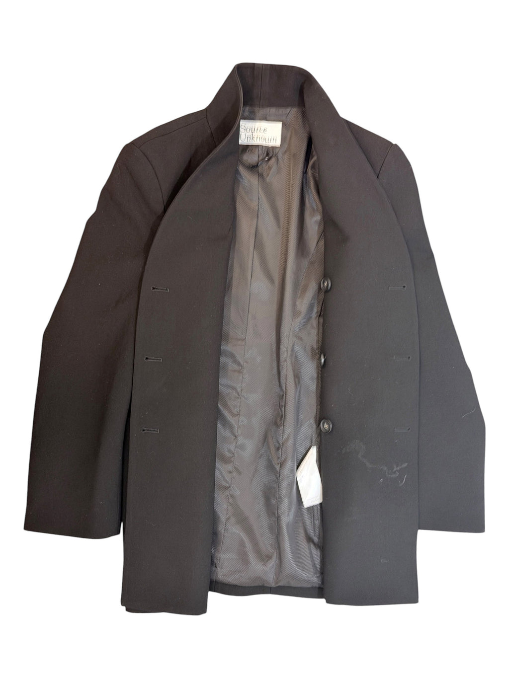 Source Unknown Black Hourglass Blazer Size S