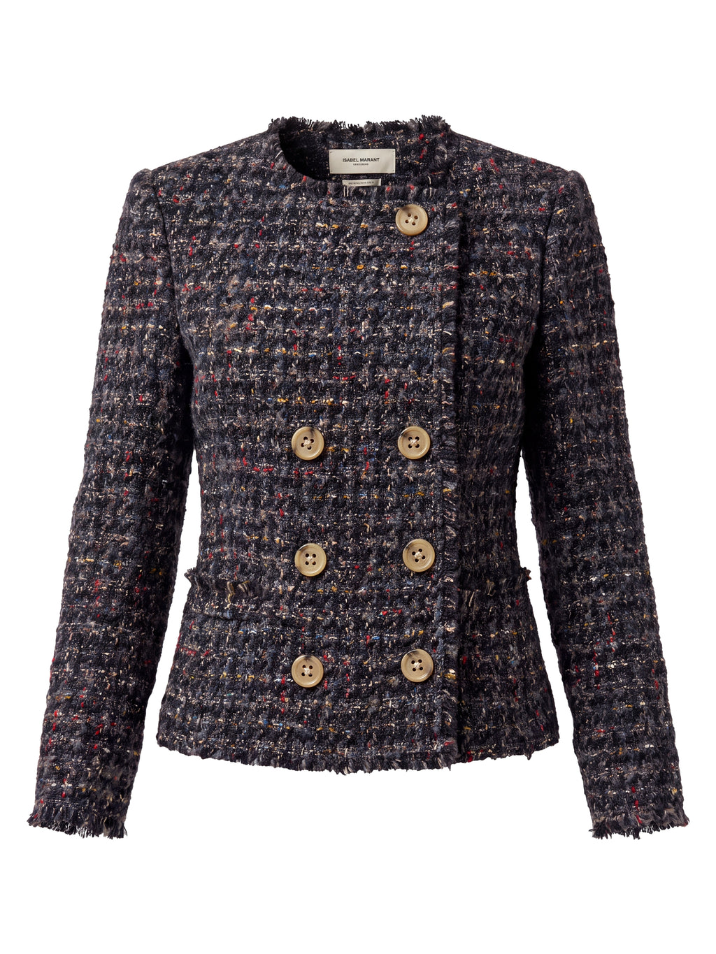 Isabel Marant Étoile Navy Bouclé Jacket Size 8