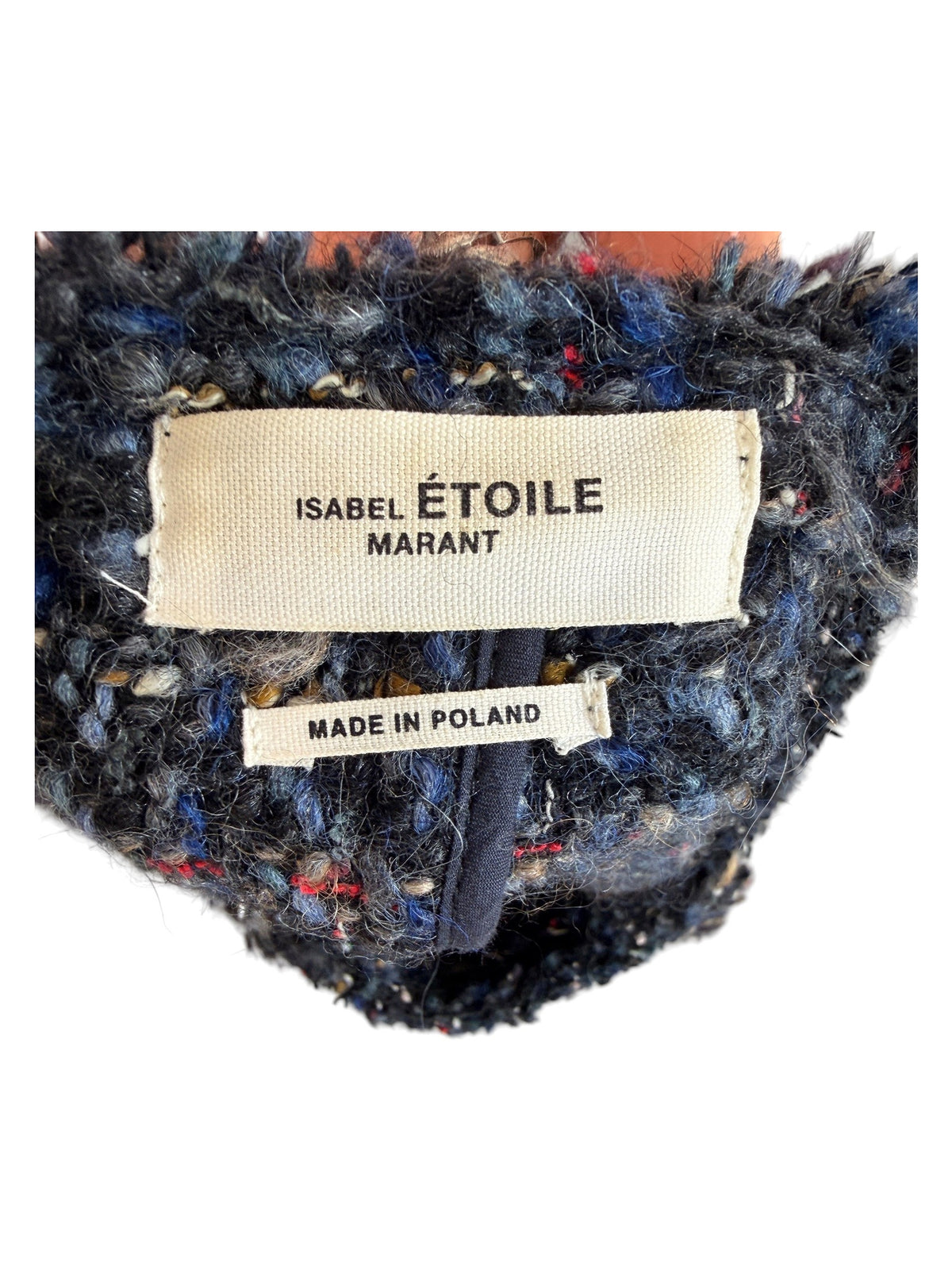 Isabel Marant Étoile Navy Bouclé Jacket Size 8
