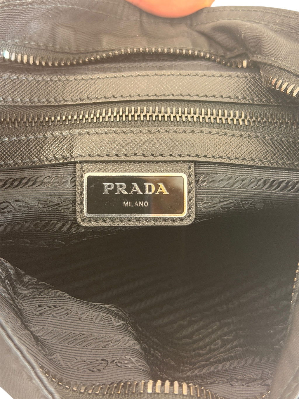 Prada Black Nylon Crossbody Bag