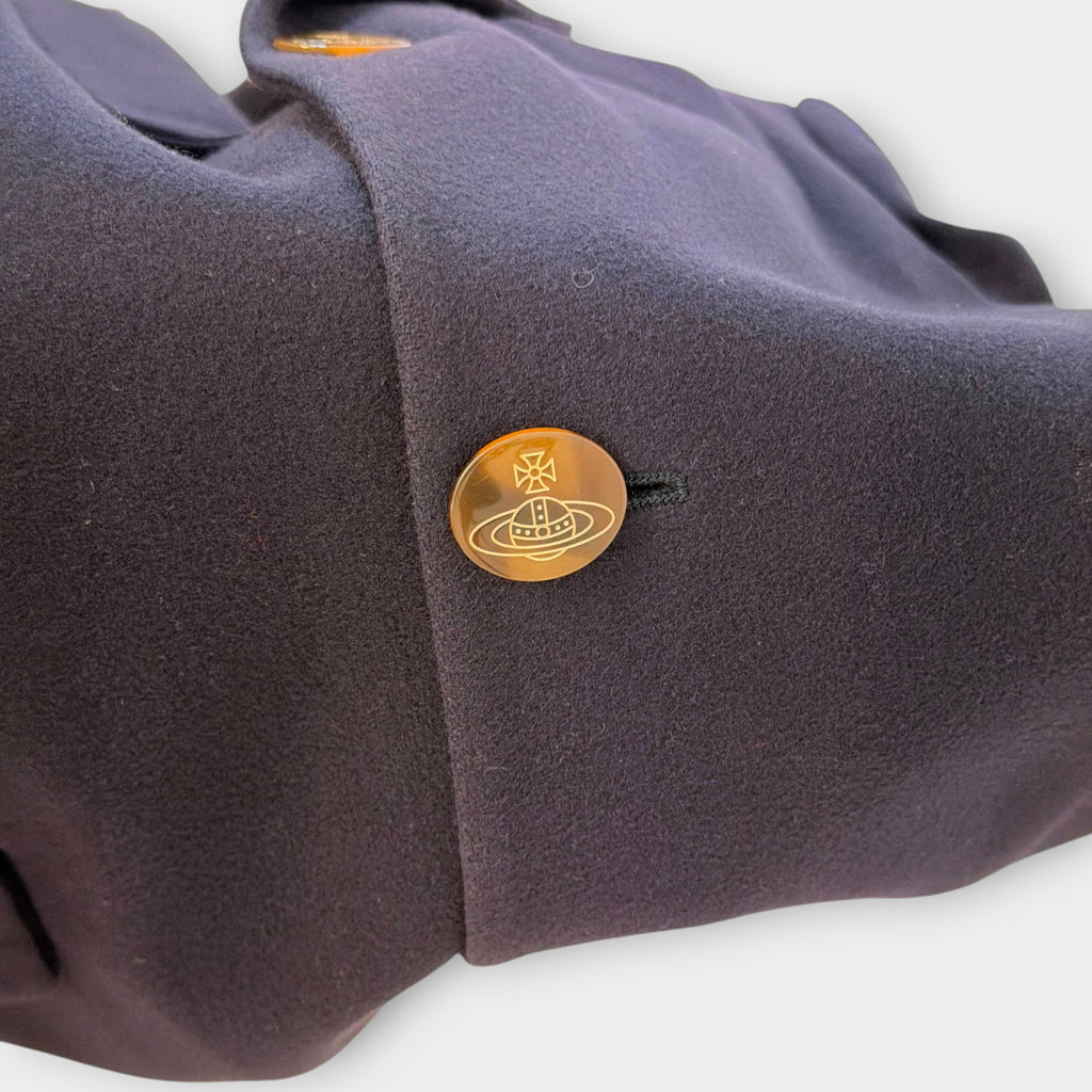 Vivienne Westwood Man Single Breasted Coat Navy M, product photo 4