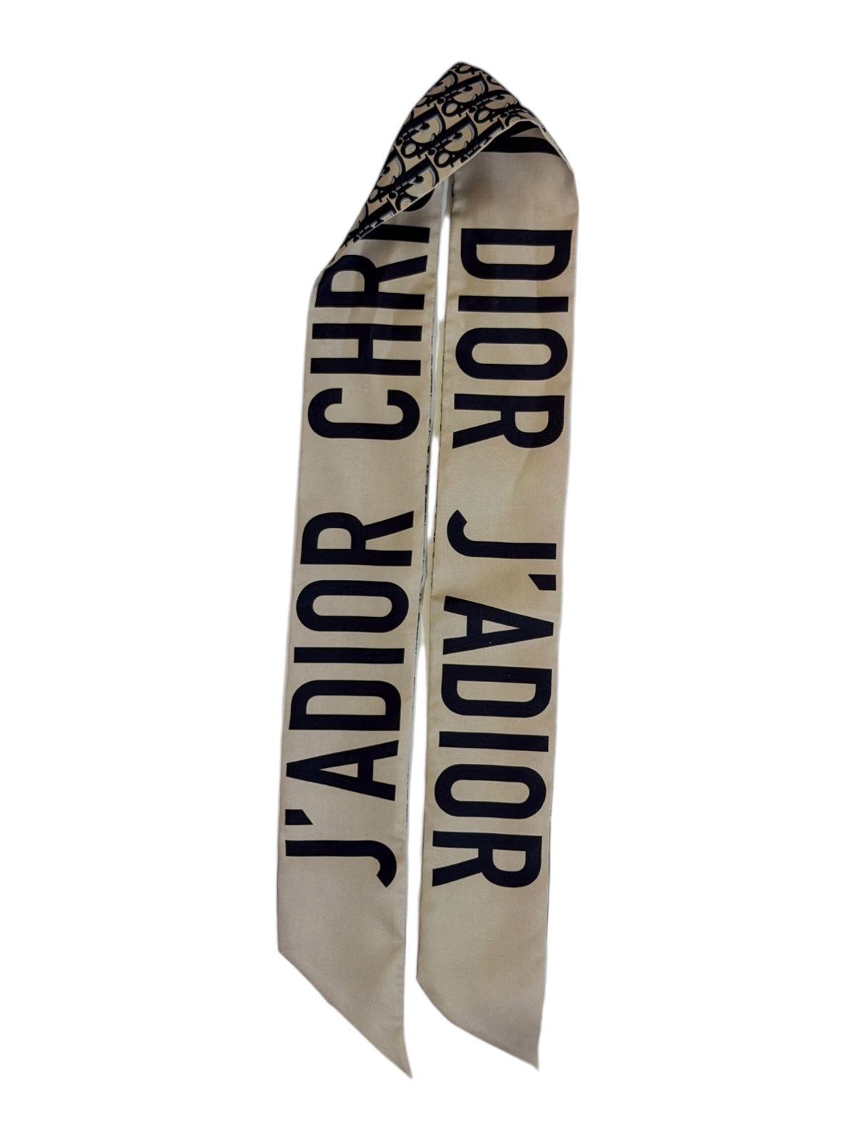 Dior Navy & Beige Oblique J'Adior Mitzah Scarf