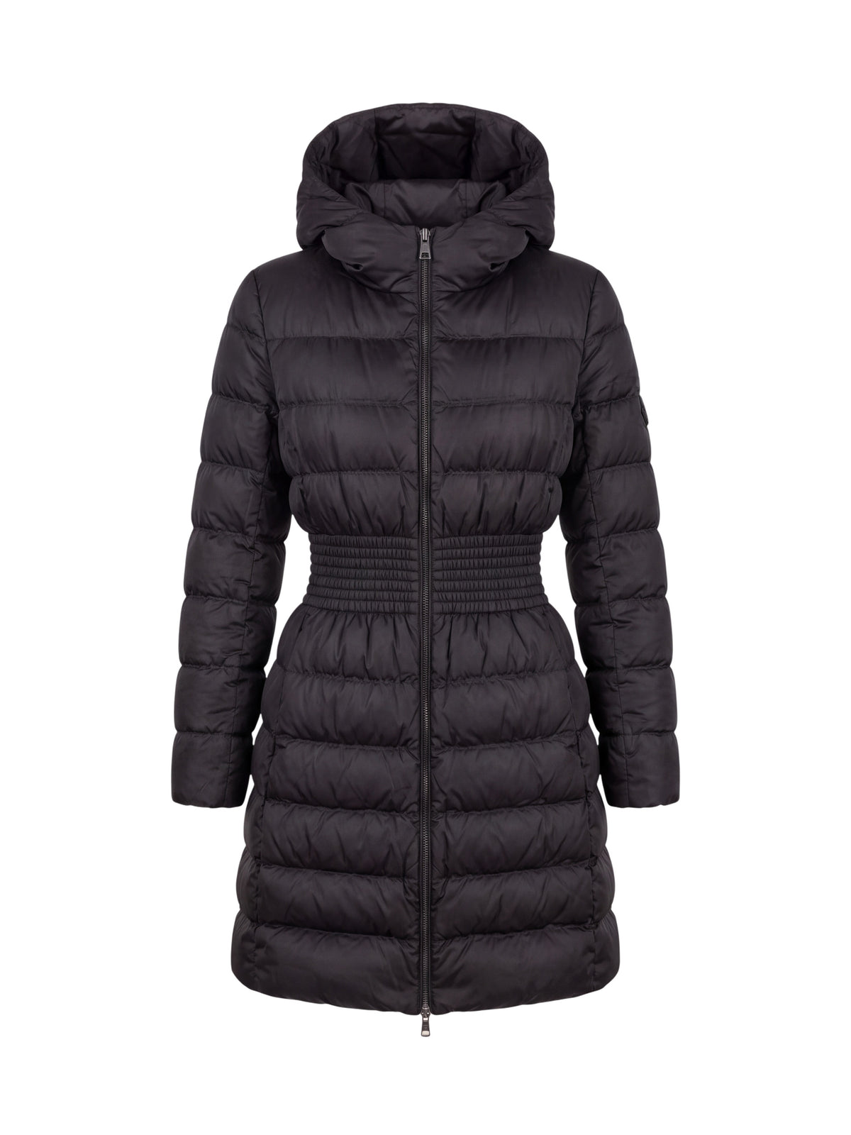 Prada Black Padded Hooded Coat Size 8