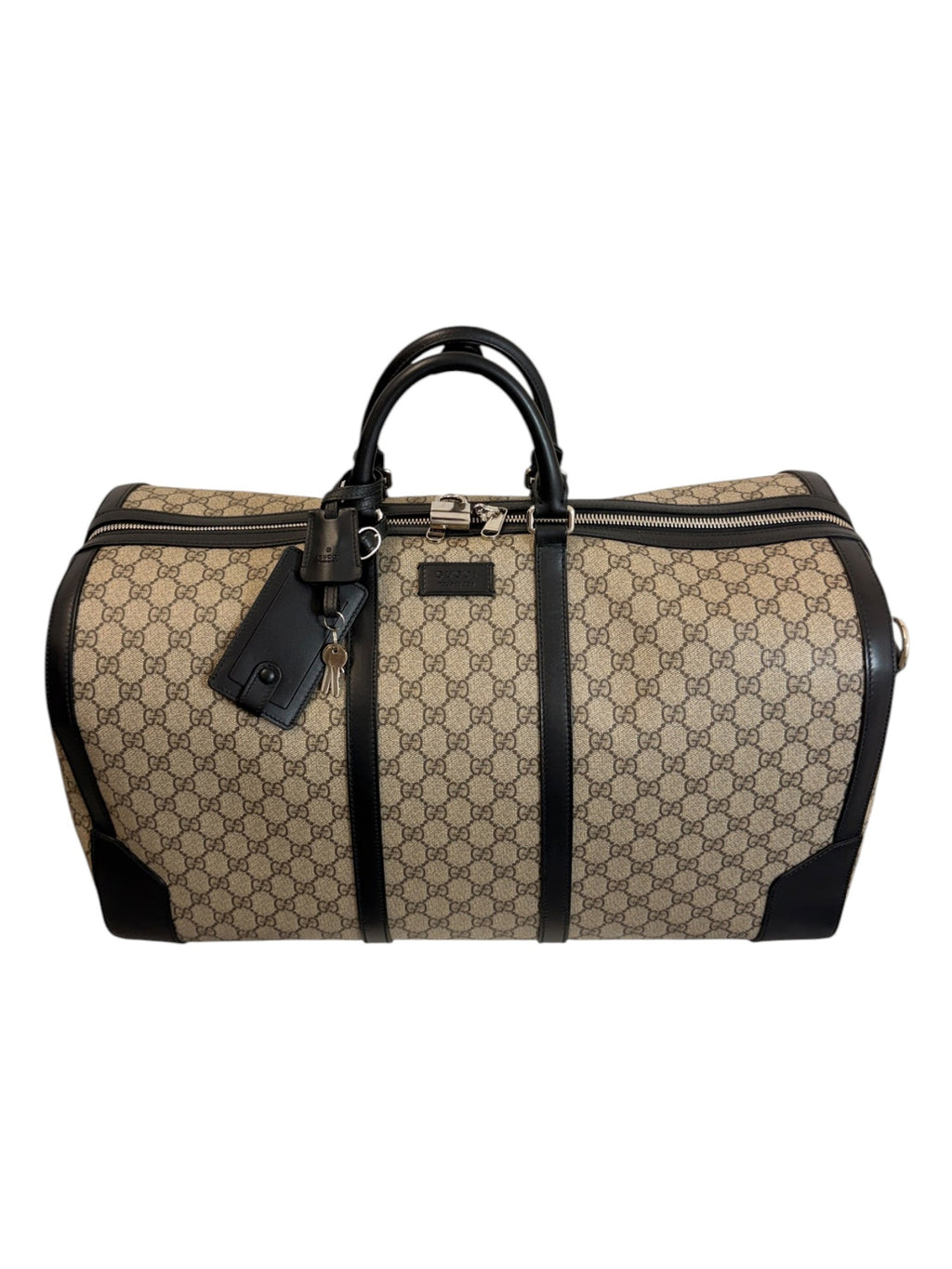 Gucci Beige GG Supreme Luggage Bag